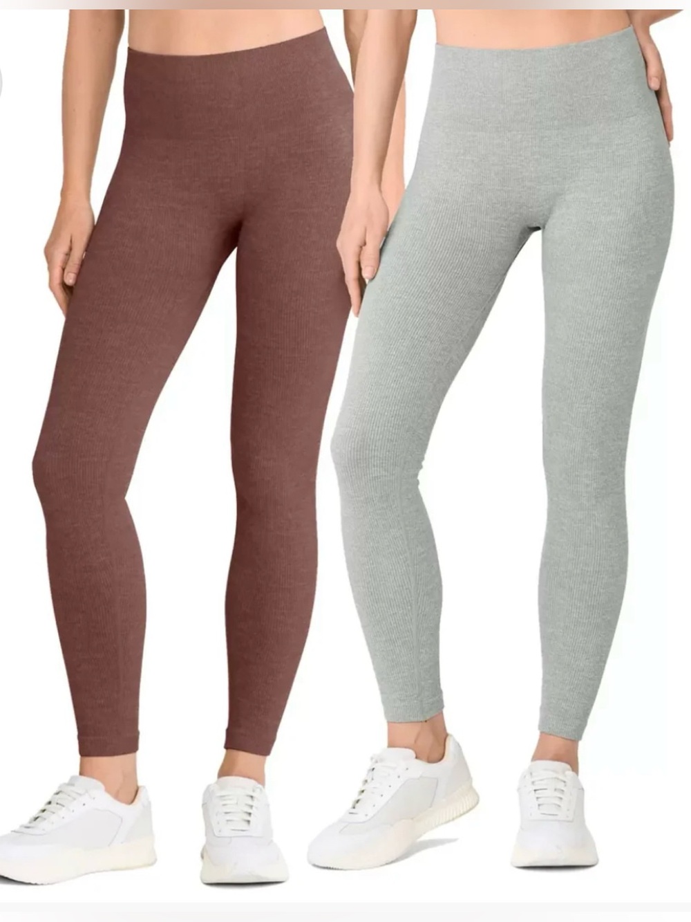 Lemon 2-pack Ribbed Leggings